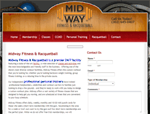 Tablet Screenshot of midwayfitness.com